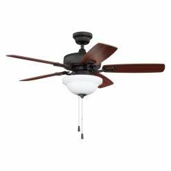 New ⭐ Light Kit Included Craftmade Twist N Click 42 In. Indoor Ceiling Fan With Light Kit 💯 -Kichler Shop detail2CRA2668