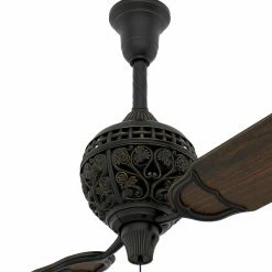 Deals ✨ 56 - 60 In. Hunter 18865 1886 Limited Edition 60 In. Indoor Ceiling Fan - Midas Black With Dark Cherry Blades 👏 -Kichler Shop detail2HNT164