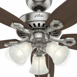 Wholesale 👍 Light Kit Included Hunter Builder Plus 52 In. Indoor Ceiling Fan With Light 🛒 -Kichler Shop detail2HNT203