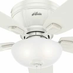 New 😉 Light Kit Included Hunter Kenbridge 52-in. Flush Mount Indoor Ceiling Fan With Light 🤩 13 New 😉 Light Kit Included Hunter Kenbridge 52-in. Flush Mount Indoor Ceiling Fan With Light 🤩 -Kichler Shop detail2HNT345
