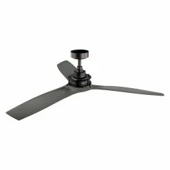 Deals 🎉 Wall Control Kichler 56 In. Ried Indoor Ceiling Fan With LED Light ⭐ -Kichler Shop detail2KIC6824