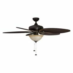 Deals 🤩 Light Kit Included Honeywell Palm Island 52 In. Ceiling Fan With Bowl Light 😀 -Kichler Shop detail2PALC063