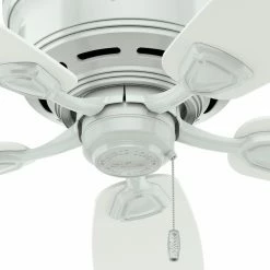 Best Sale 🎉 Without Lights Hunter 53119 Sea Wind 48 In. Indoor/Outdoor Ceiling Fan - White ✔️ -Kichler Shop detail3HNT195