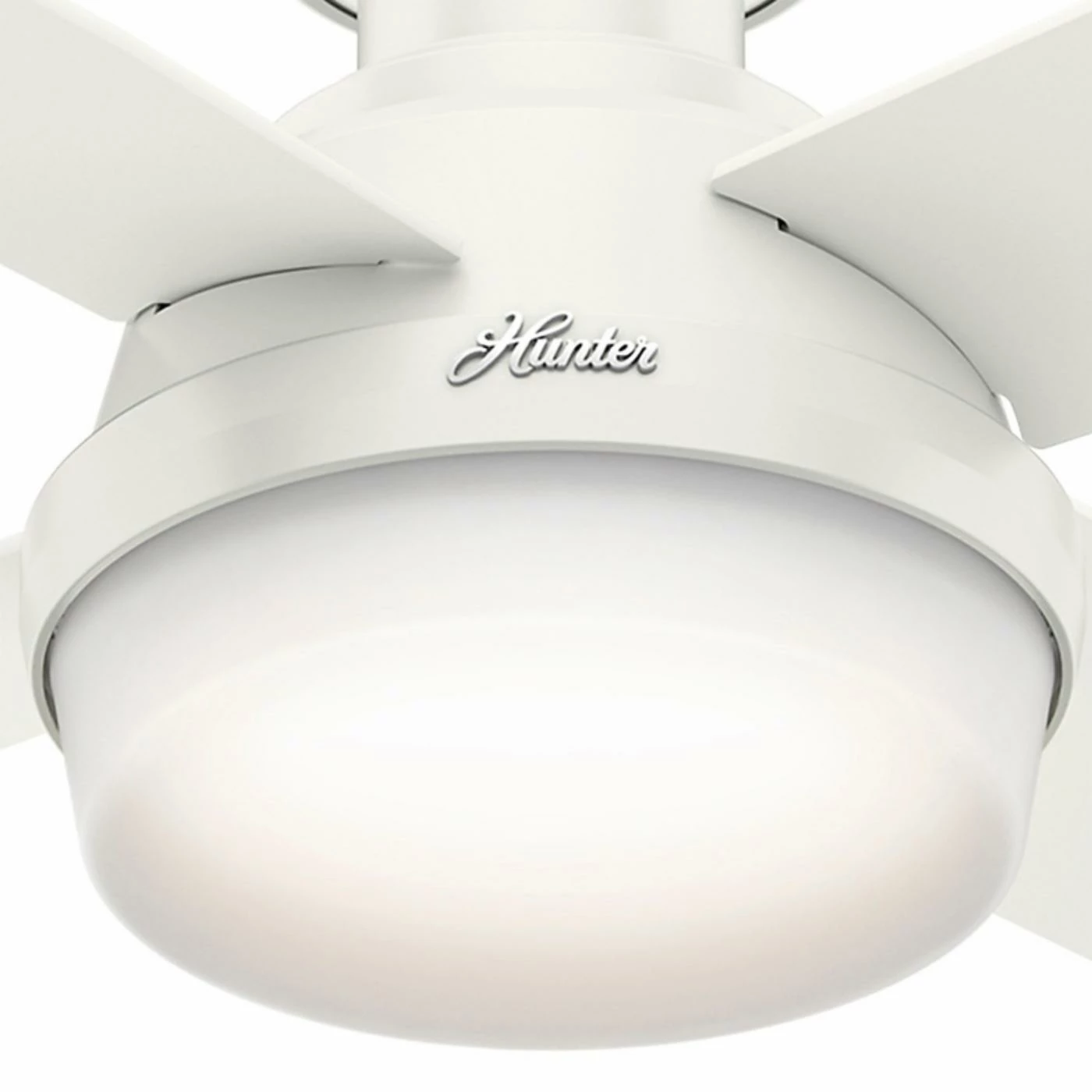 Promo ⭐ With Remote Hunter Dempsey 44 In. Low Profile Indoor Ceiling Fan With Light And Remote 👍 6 Promo ⭐ With Remote Hunter Dempsey 44 In. Low Profile Indoor Ceiling Fan With Light And Remote 👍 - Image 6