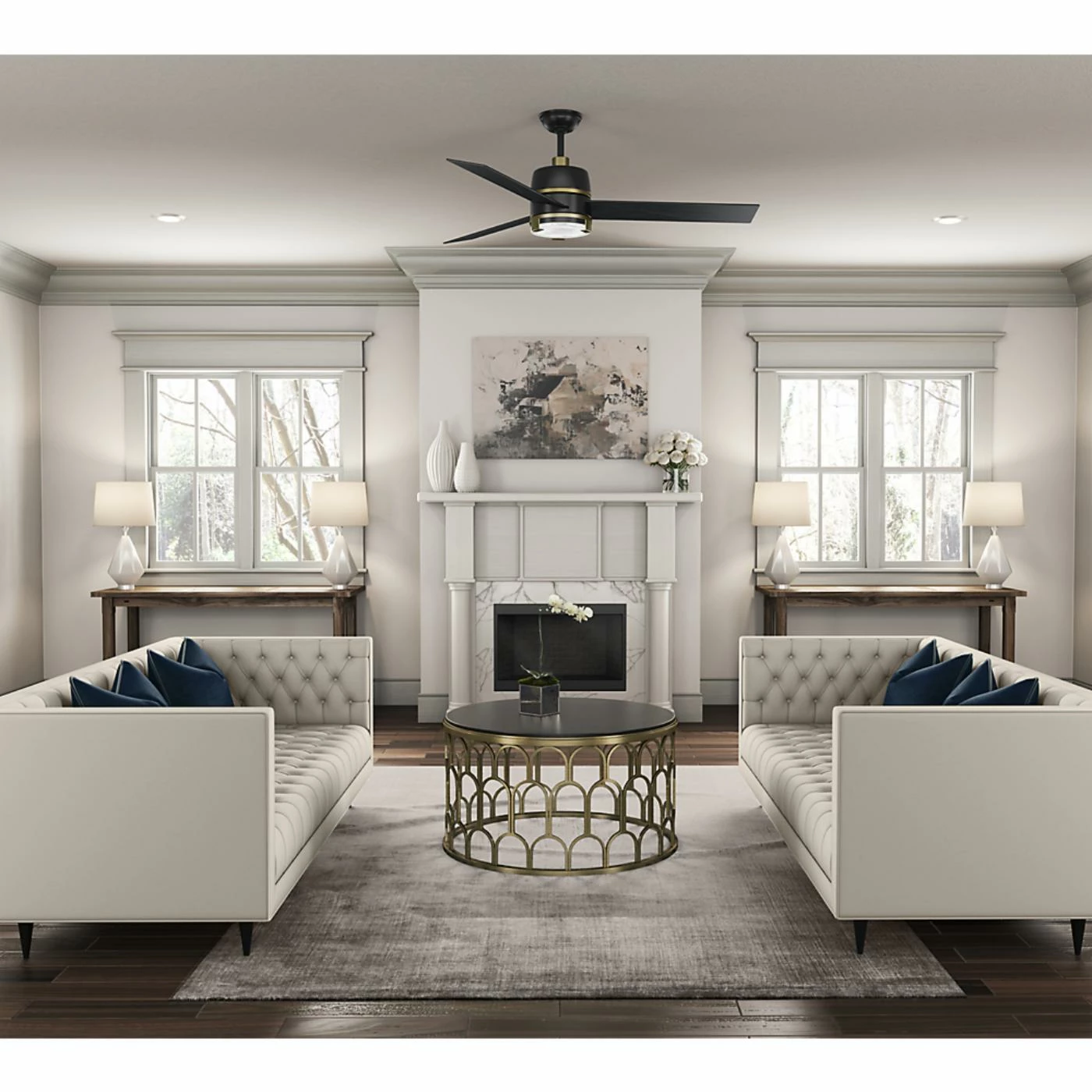 Budget 𧨠56 - 60 In. Hunter 60 In. Bureau Reversible Blade Indoor Ceiling Fan With LED Light π 6 Budget 𧨠56 - 60 In. Hunter 60 In. Bureau Reversible Blade Indoor Ceiling Fan With LED Light π - Image 6