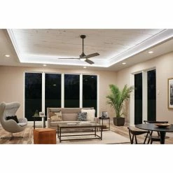 Deals 🎉 Wall Control Kichler 56 In. Ried Indoor Ceiling Fan With LED Light ⭐ -Kichler Shop detail3KIC6824