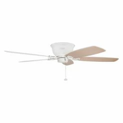 Outlet 🔥 Wall Control Honeywell Glen Alden 52 In. Indoor Ceiling Fan - White With White Blades 🤩 -Kichler Shop detail3PALC042