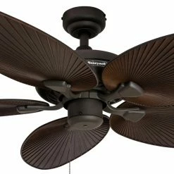Deals 🤩 Light Kit Included Honeywell Palm Island 52 In. Ceiling Fan With Bowl Light 😀 -Kichler Shop detail3PALC063
