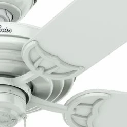 Best deal 💯 Without Lights Hunter 53054 Sea Air 52 In. Outdoor Ceiling Fan - White 🌟 -Kichler Shop detail4HNT168