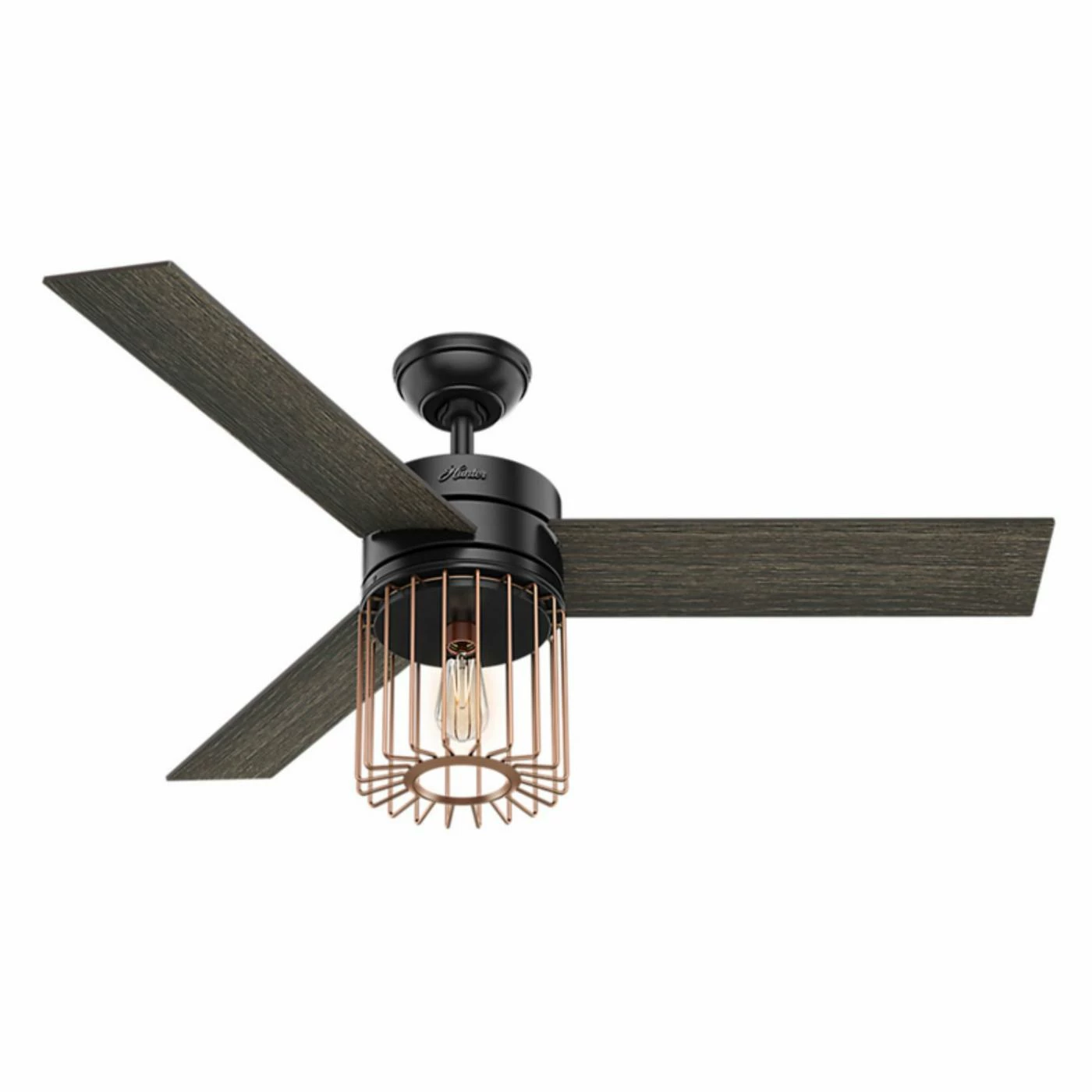 New π With Remote Hunter Ronan 52 In. Indoor Ceiling Fan With Light And Remote - Matte Black π 7 New π With Remote Hunter Ronan 52 In. Indoor Ceiling Fan With Light And Remote - Matte Black π - Image 7