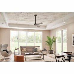 Deals 🎉 Wall Control Kichler 56 In. Ried Indoor Ceiling Fan With LED Light ⭐ -Kichler Shop detail4KIC6824