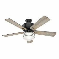 Hot Sale 🥰 With Lights Hunter Cedar Key 52 In. Outdoor Ceiling Fan With Light And Remote Control 🛒 -Kichler Shop detail5HNT392