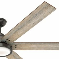 Cheapest 🔥 Wall Control Hunter Warrant 60 In. Reversible Blade Indoor Ceiling Fan With LED Light Kit 👍 -Kichler Shop detail5HNT419