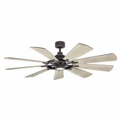 Outlet 💯 Wall Control Kichler 65 In. Gentry Indoor Ceiling Fan With LED Light ⭐ -Kichler Shop detail5KIC6819