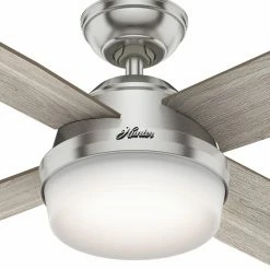 Promo 😉 With Remote Hunter Dempsey Reversible Blade Ceiling Fan With LED Kit And Remote 🎉 -Kichler Shop detail6HNT273