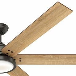 Cheapest 🔥 Wall Control Hunter Warrant 60 In. Reversible Blade Indoor Ceiling Fan With LED Light Kit 👍 -Kichler Shop detail6HNT419