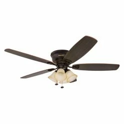 Cheapest ❤️ Light Kit Included Honeywell Glen Alden 52 In. Indoor Ceiling Fan With Light 🔥 -Kichler Shop detail6PALC044