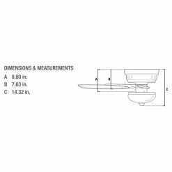 Hot Sale ❤️ Light Kit Included Hunter Conroy 42 In. Conroy Low Profile Ceiling Fan With Light 🔔 -Kichler Shop detail7HNT175