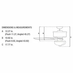 Top 10 ⭐ Light Kit Included Hunter Builder Deluxe 52 In. Indoor Ceiling Fan With Light 🎉 -Kichler Shop detail7HNT192