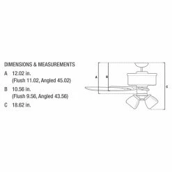 Hot Sale 🔥 Light Kit Included Hunter Donegan 44 In. Indoor 3 Light Ceiling Fan 🤩 -Kichler Shop detail7HNT295