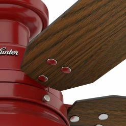 Promo ✔️ With Lights Hunter Mill Valley 52-in. Flush Mount Outdoor Ceiling Fan With Light 🌟 -Kichler Shop detail7HNT349