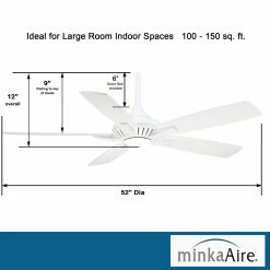 Best Sale 💯 With Remote Minka Aire Dyno Ceiling Fan With Light 🎉 -Kichler Shop detail7MKAR734