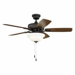 New ⭐ Light Kit Included Craftmade Twist N Click 42 In. Indoor Ceiling Fan With Light Kit 💯 -Kichler Shop detailCRA2668