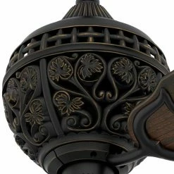 Deals ✨ 56 - 60 In. Hunter 18865 1886 Limited Edition 60 In. Indoor Ceiling Fan - Midas Black With Dark Cherry Blades 👏 -Kichler Shop detailHNT164