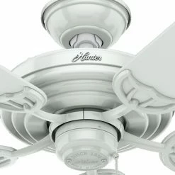 Best deal 💯 Without Lights Hunter 53054 Sea Air 52 In. Outdoor Ceiling Fan - White 🌟 -Kichler Shop detailHNT168