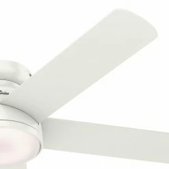 Wholesale 👏 52 - 55 In. Hunter 54 In. Romulus Wifi Reversible Blade Indoor Ceiling Fan With LED Light 🌟 -Kichler Shop detailHNT411