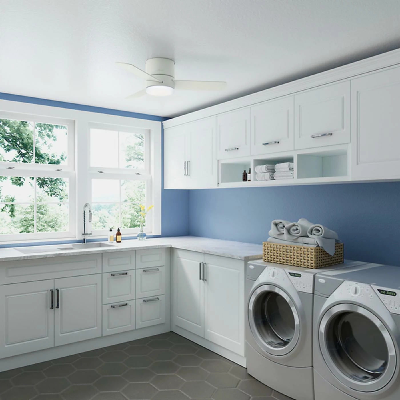 Brand new ๐ With Remote Hunter Minimus 44 In. Reversible Blade Indoor Ceiling Fan With LED Light Kit And Remote โญ 3 Brand new ๐ With Remote Hunter Minimus 44 In. Reversible Blade Indoor Ceiling Fan With LED Light Kit And Remote โญ - Image 3