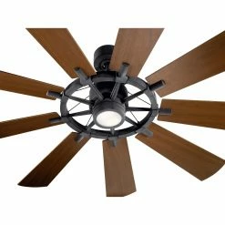 Outlet 💯 Wall Control Kichler 65 In. Gentry Indoor Ceiling Fan With LED Light ⭐ -Kichler Shop detailKIC6819