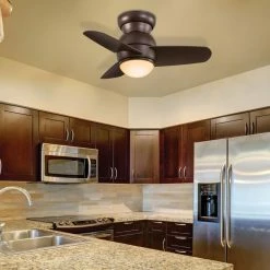 Best Pirce 🥰 Wall Control Minka Aire F510-ORB Spacesaver 26 In. Indoor Ceiling Fan - Oil-Rubbed Bronze 🎉 -Kichler Shop detailMKAR033
