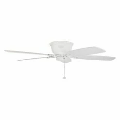 Outlet 🔥 Wall Control Honeywell Glen Alden 52 In. Indoor Ceiling Fan - White With White Blades 🤩 -Kichler Shop detailPALC042