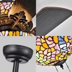 Coupon 🔥 Light Kit Included Warehouse Of Tiffany 52 In. Ceiling Fan 👍 -Kichler Shop detailWTIF1135