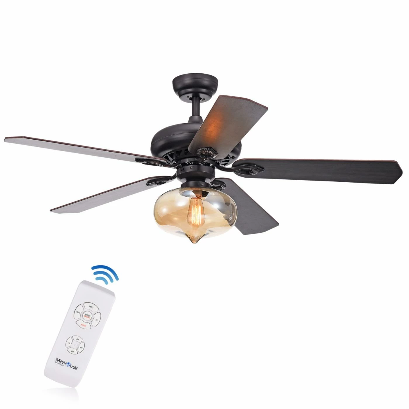 Best reviews of 🛒 With Remote Warehouse Of Tiffany Figuera 52 In. Indoor Ceiling Fan With Light 🥰 3 Best reviews of 🛒 With Remote Warehouse Of Tiffany Figuera 52 In. Indoor Ceiling Fan With Light 🥰 - Image 3