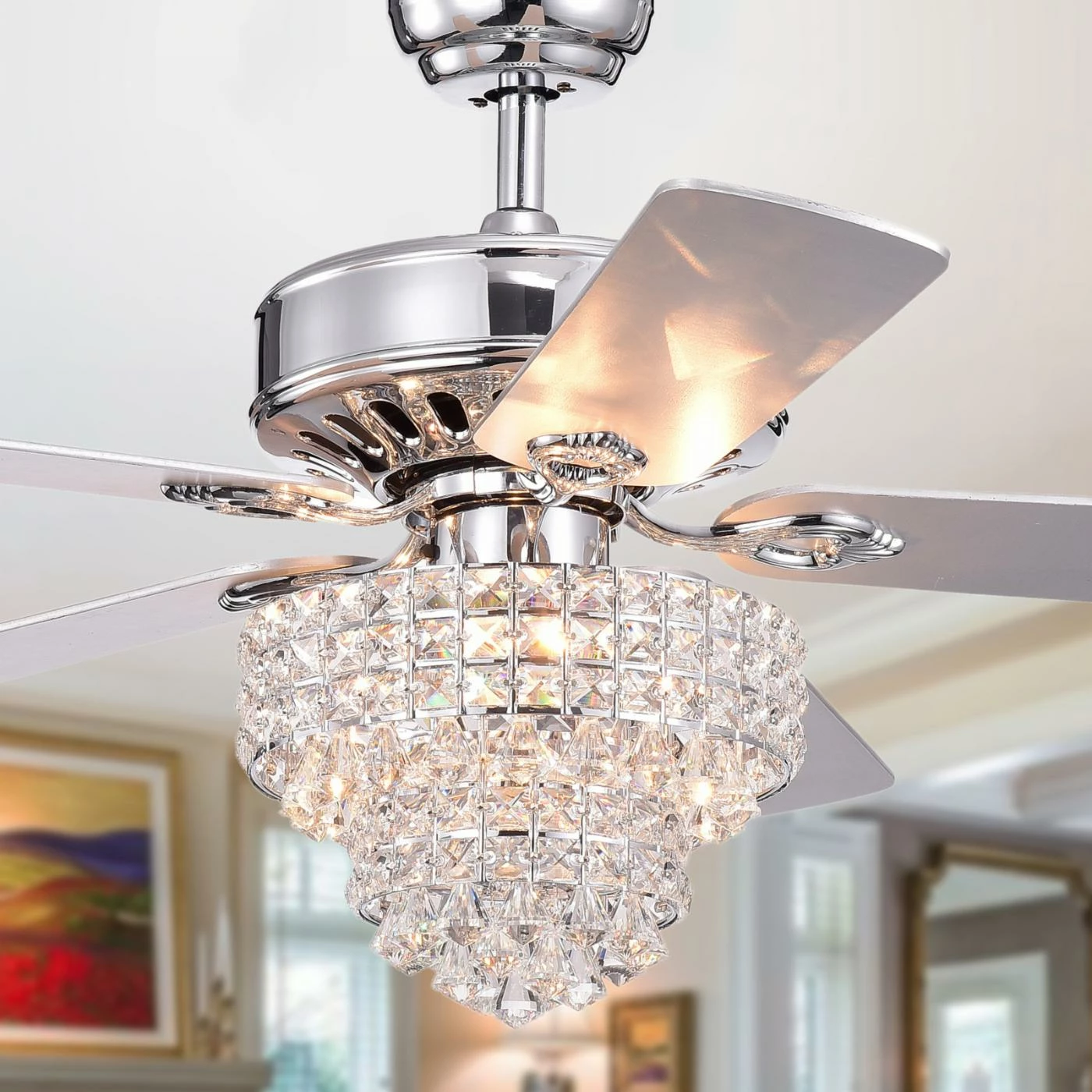 Wholesale βοΈ With Remote Warehouse Of Tiffany Bryanya 52 In. Indoor Ceiling Fan With Light π 3 Wholesale βοΈ With Remote Warehouse Of Tiffany Bryanya 52 In. Indoor Ceiling Fan With Light π - Image 3