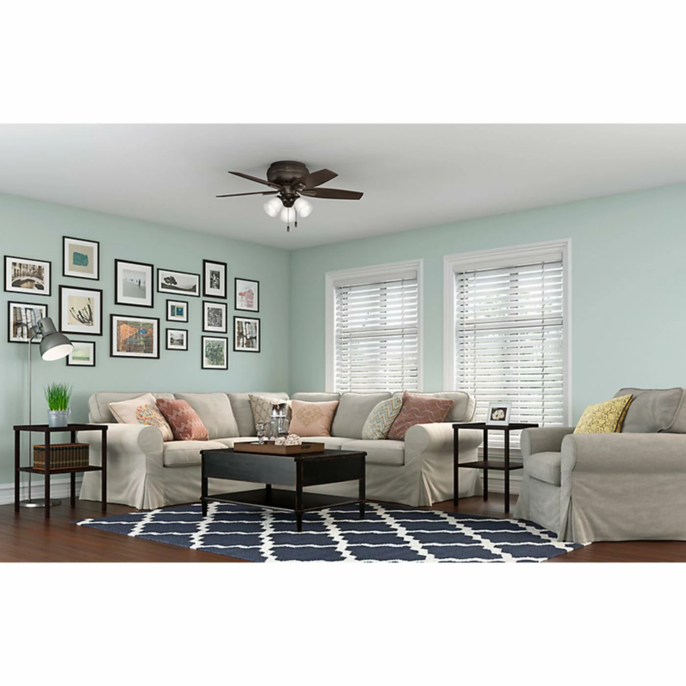 Cheapest ๐ Low Profile Hunter Newsome 42 In. Indoor Ceiling Fan With 3 Light Kit ๐ฅ 2 Cheapest ๐ Low Profile Hunter Newsome 42 In. Indoor Ceiling Fan With 3 Light Kit ๐ฅ - Image 2