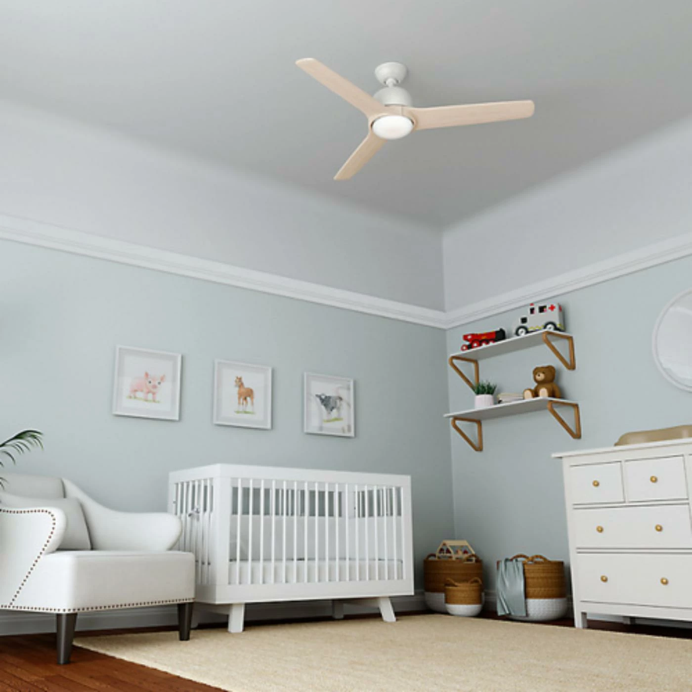 New 😀 With Remote Hunter Norden 54 In. Indoor Ceiling Fan With LED Light Kit And Remote 😀 2 New 😀 With Remote Hunter Norden 54 In. Indoor Ceiling Fan With LED Light Kit And Remote 😀 - Image 2