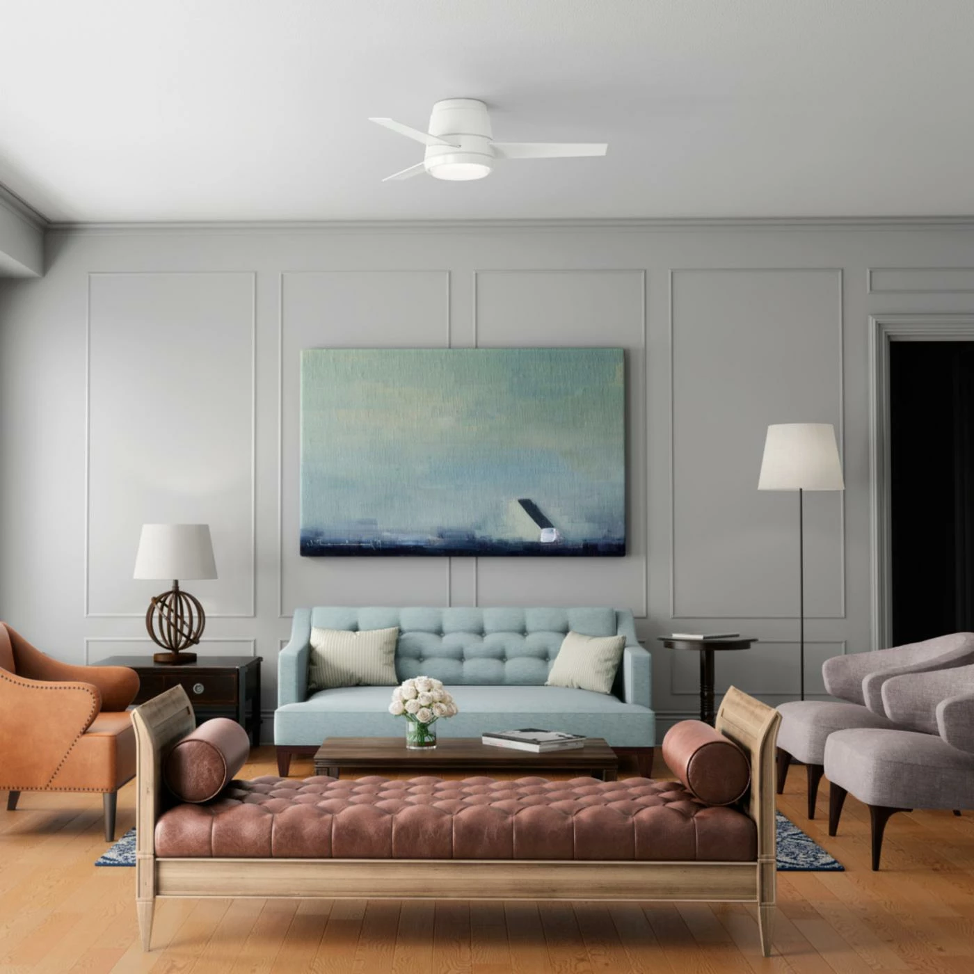 New 𧨠Casablanca Fan Company Commodus Indoor Ceiling Fan With LED Light Kit And Wall Control π― 2 New 𧨠Casablanca Fan Company Commodus Indoor Ceiling Fan With LED Light Kit And Wall Control π― - Image 2