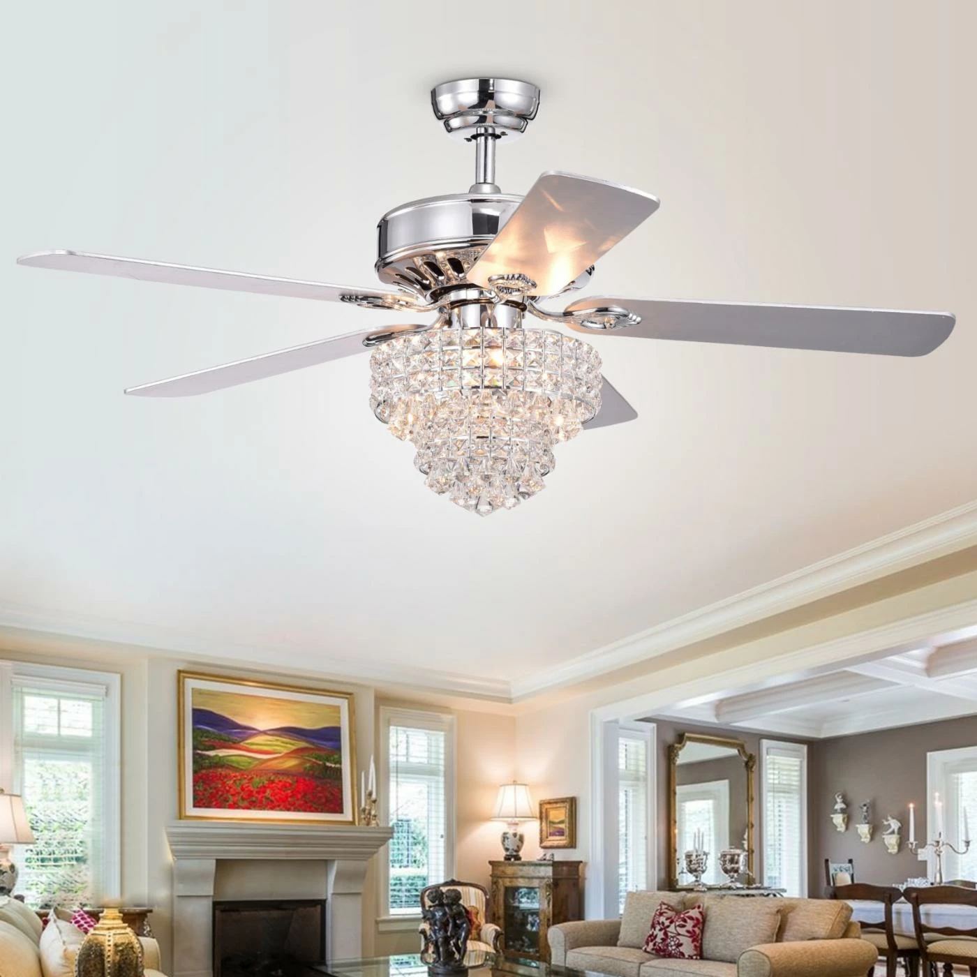 Wholesale βοΈ With Remote Warehouse Of Tiffany Bryanya 52 In. Indoor Ceiling Fan With Light π 2 Wholesale βοΈ With Remote Warehouse Of Tiffany Bryanya 52 In. Indoor Ceiling Fan With Light π - Image 2