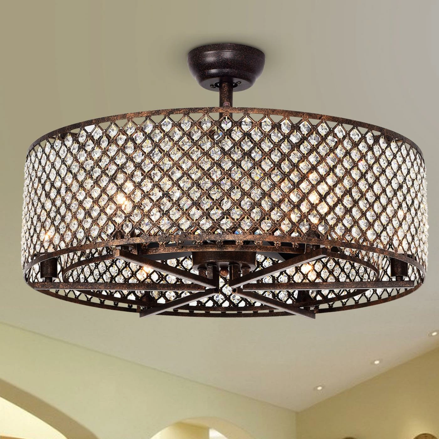 New ๐งจ With Remote Warehouse Of Tiffany Miyaka 29 In. Indoor Ceiling Fan With Light โจ 2 New ๐งจ With Remote Warehouse Of Tiffany Miyaka 29 In. Indoor Ceiling Fan With Light โจ - Image 2