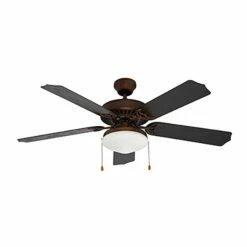 New 👍 With Lights Trans Globe Lighting Woodrow 52 In. Indoor/Outdoor Ceiling Fan 🥰
