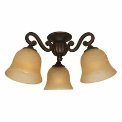 Budget 😉 Light Kits Craftmade LK49CFL 3-Light Universal Fan Light Kit 🤩