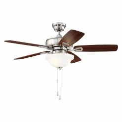 New ⭐ Light Kit Included Craftmade Twist N Click 42 In. Indoor Ceiling Fan With Light Kit 💯