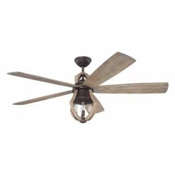 Best Sale 👏 Wall Control Craftmade Winton WIN56ABZWP5 56 In. Indoor Ceiling Fan 🧨