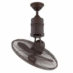 Budget 🧨 Without Lights Craftmade Bellows III BW321 21 In. Indoor/Outdoor Reversible Oscillating Ceiling Fan 🧨