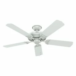 Best deal 💯 Without Lights Hunter 53054 Sea Air 52 In. Outdoor Ceiling Fan - White 🌟