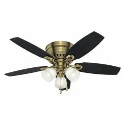 Coupon π Hunter Hatherton 46 In. Low Profile Indoor Ceiling Fan With Light π
