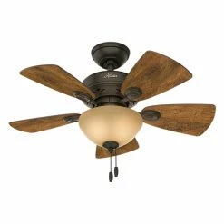 Best Sale 🔔 Light Kit Included Hunter Watson 34 In. Indoor Ceiling Fan With Light 😀